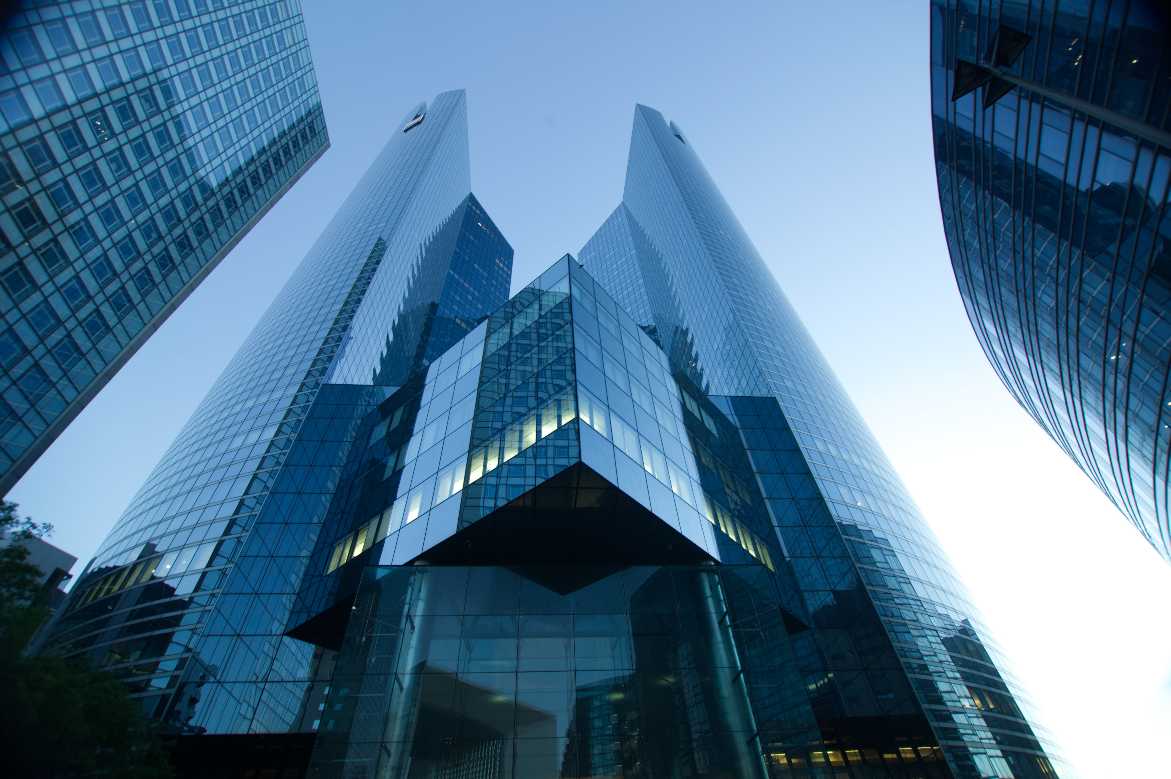 Modern commercial building